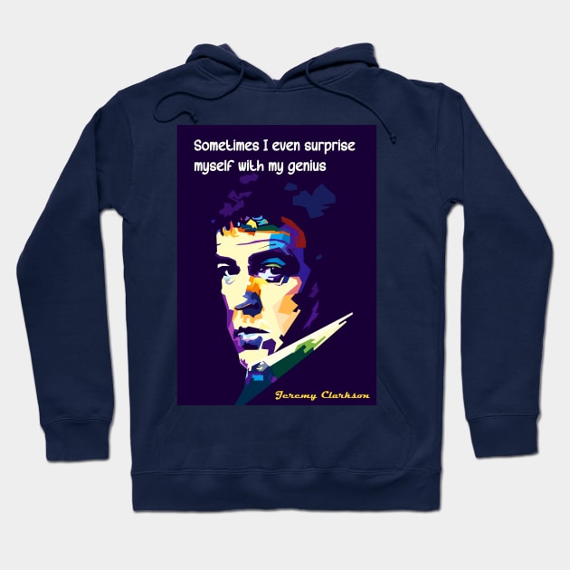 Jeremy Clarkson Wpap Hoodie by Pure Touch